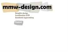 Tablet Screenshot of mmw-design.com